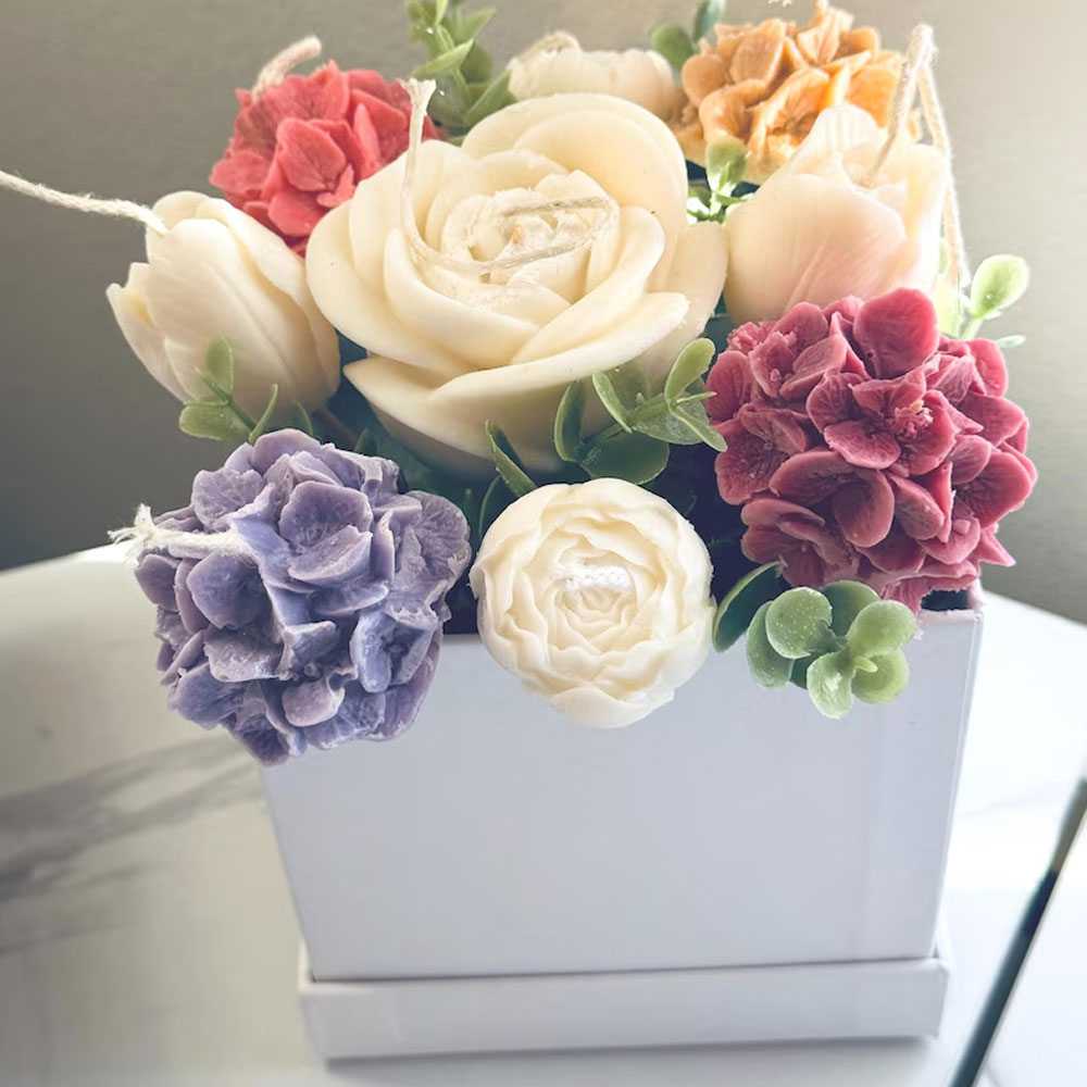 Candle Making Austin - Moule à bougie en Silicone Rose