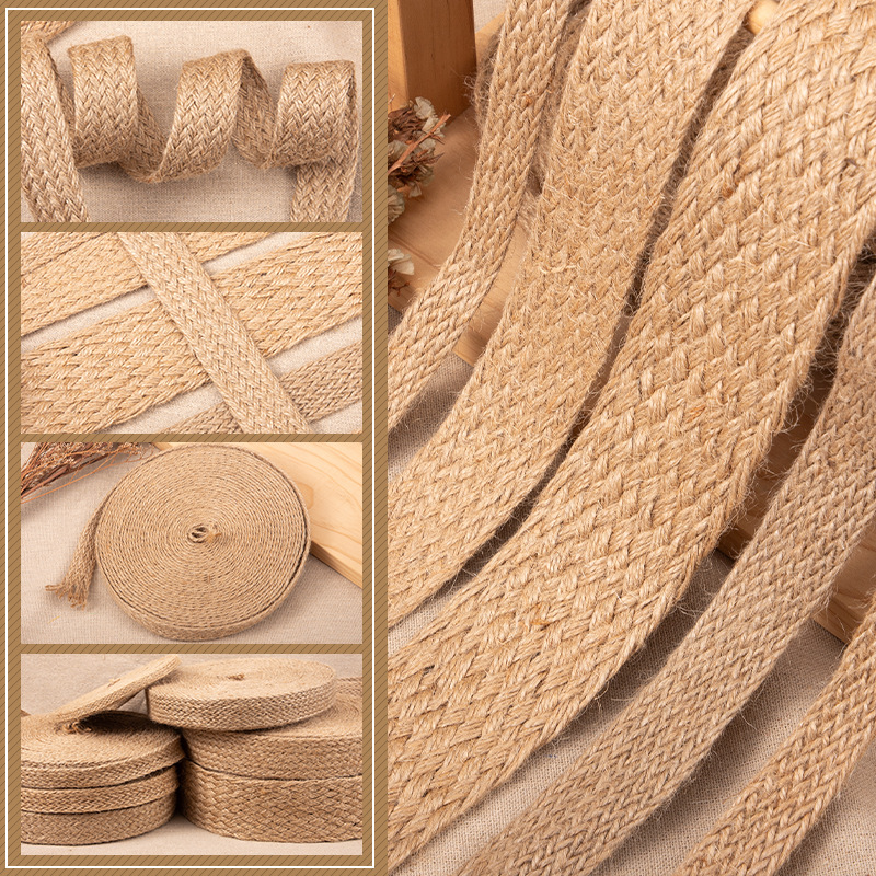 Cordons de Jute tressés plats, - Jute Bag Packaging avis et prix