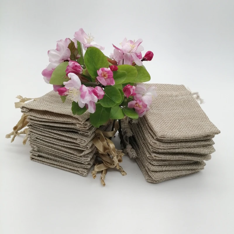 200 pièces ruban de soie coton - Jute Bag Packaging avis et prix